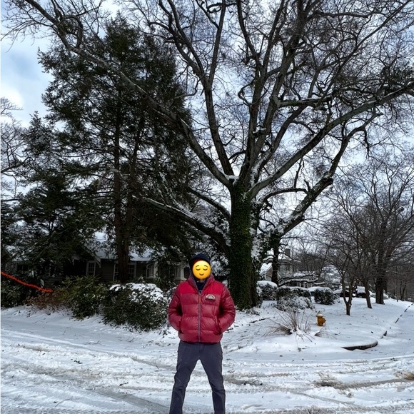 Jeep Men's Red Puffer Duck Down Jacket - Picture 7 of 8